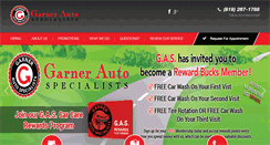 Desktop Screenshot of garnerautospecialists.com